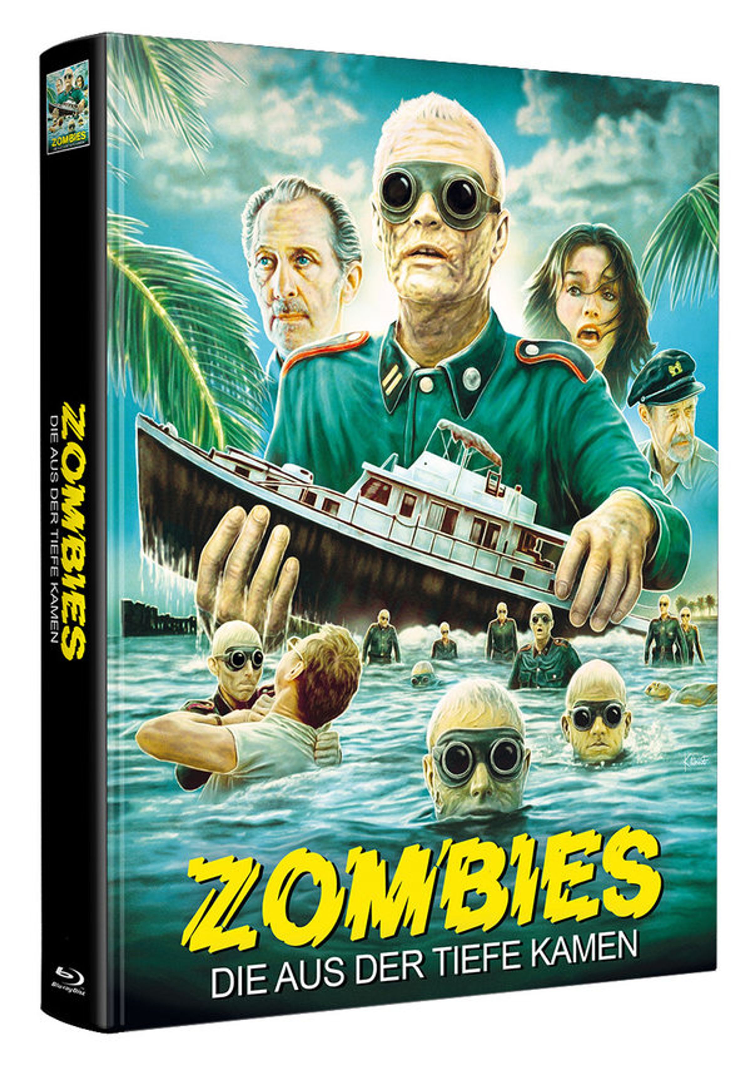 Zombies Die aus der Tiefe kamen 3 Blu-ray Discs im wattierten Mediabook Zombies Die aus der Tiefe kamen 3 Blu-ray Discs im wattierten Mediabook