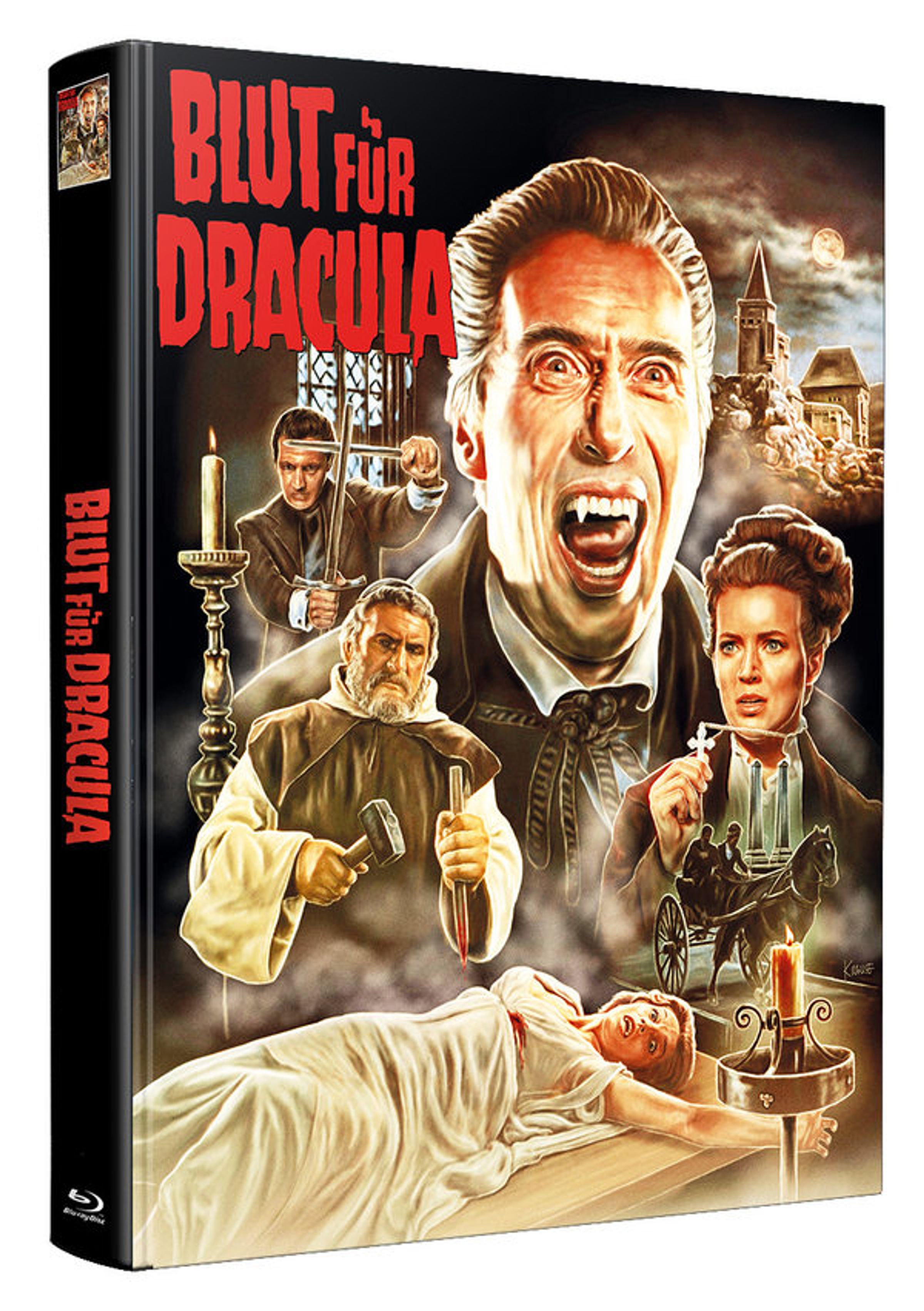 Blut für Dracula wattiertes 2-Disc Mediabook Limitiert Cover W Blut für Dracula wattiertes 2-Disc Mediabook Limitiert Cover W
