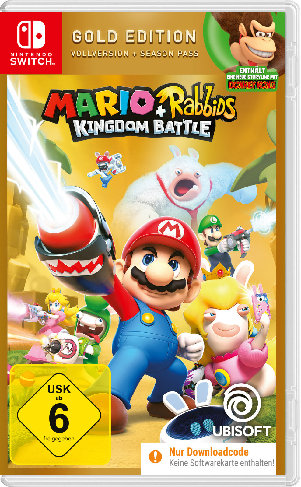 Nintendo Switch Mario & Rabbids Kingdom Battle Gold Edition